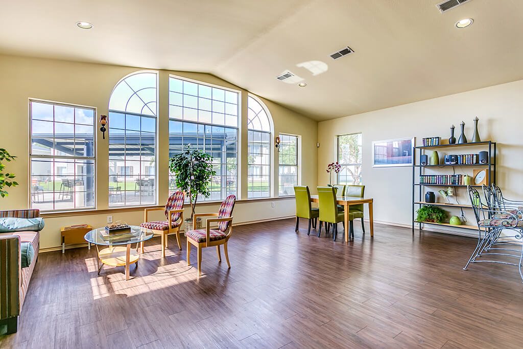 Clubhouse at Paradise Oaks apartments in Austin TX